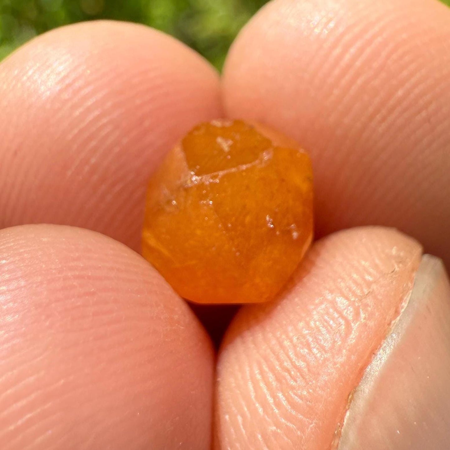 Spessartine Garnet, Speasartine, Loliondo Tanzania, Tanzanian Garnet, Meditation, Awakening, Rare Garnet, 0.99 grams, 4.95 carats