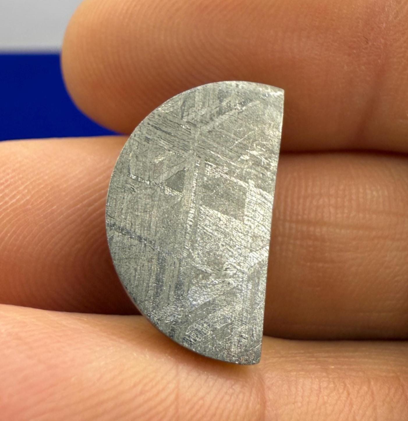 Muonionalusta Meteorite, Etched and Polished, Natural Meteorite. Sweden, Astronomy Gift, Authentic Muonionalusta Meteorite, 4.06 grams