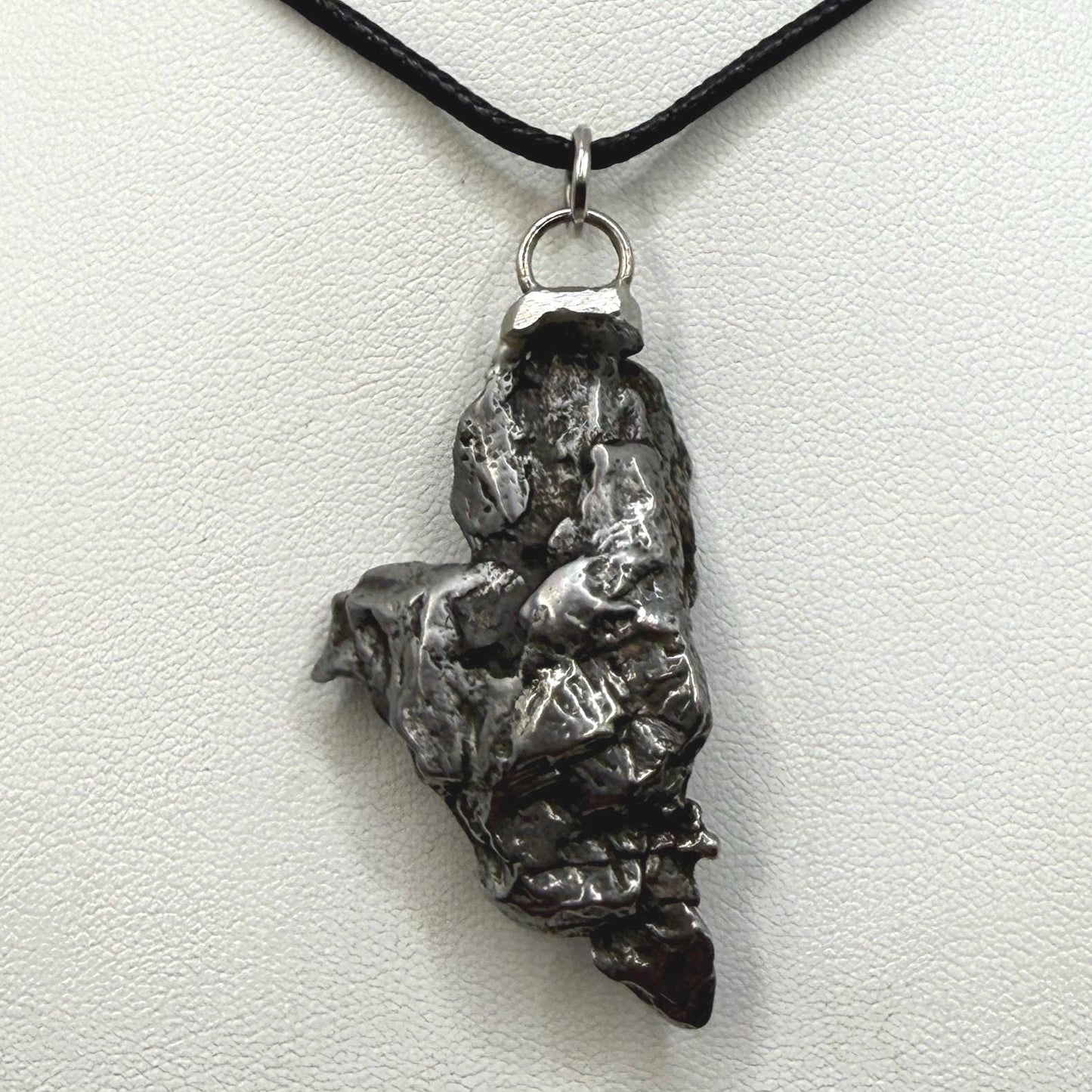 Beautiful Meteorite Campo del Cielo Pendant 18.88 grams, Astronomy Gift, Authentic Meteorite, Meteorite Jewelry, Meteorite Pendant, COA