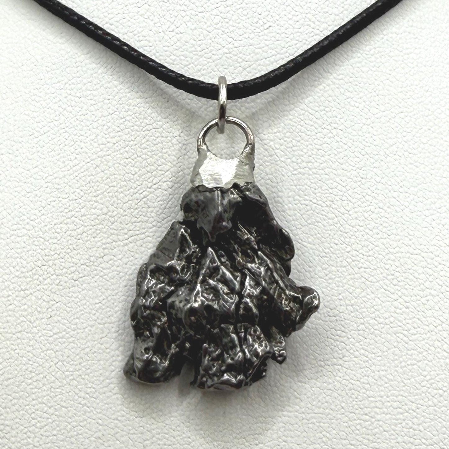 Beautiful Meteorite Campo del Cielo Pendant 13.10 grams, Astronomy Gift, Authentic Meteorite, Meteorite Jewelry, Meteorite Pendant, COA