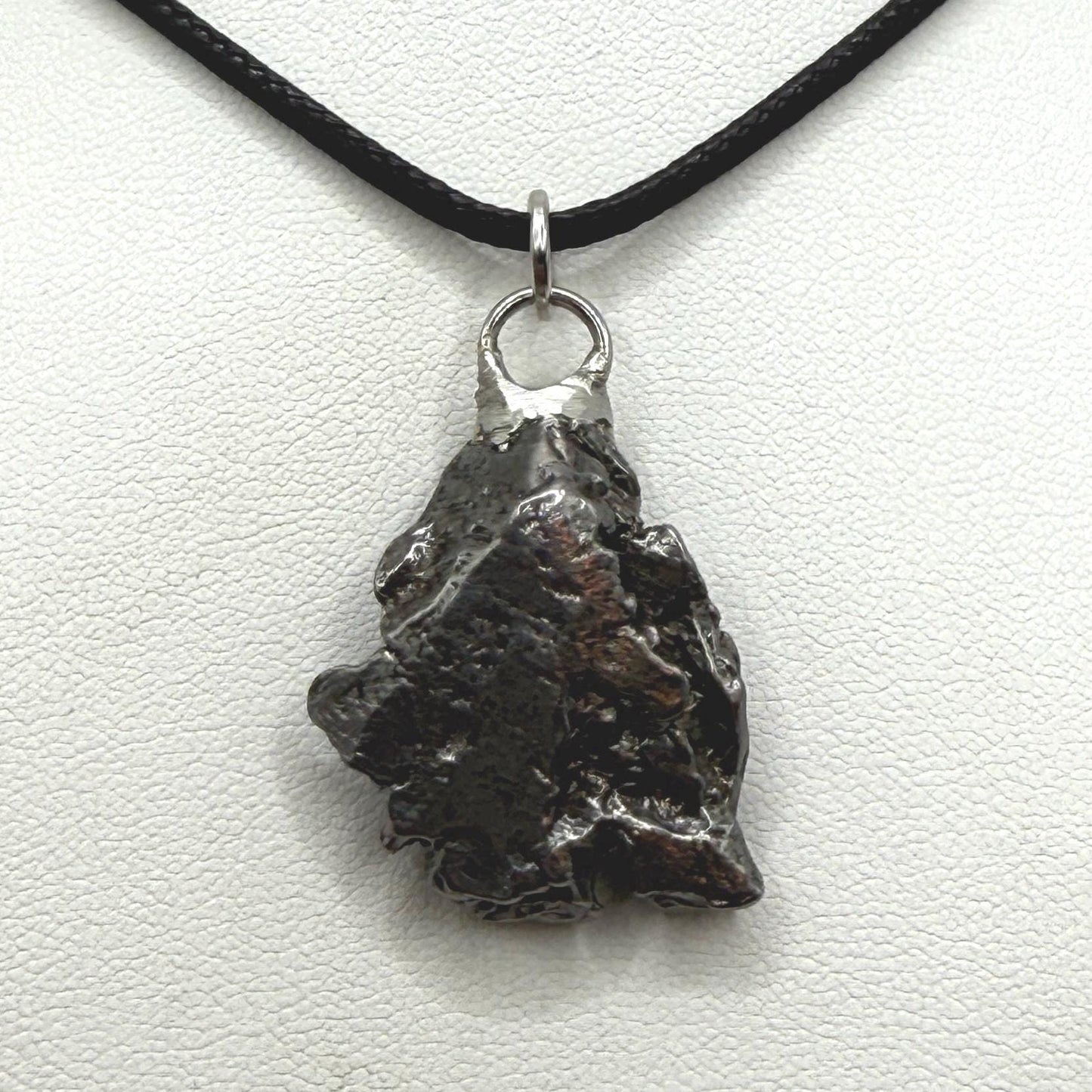 Beautiful Meteorite Campo del Cielo Pendant 13.10 grams, Astronomy Gift, Authentic Meteorite, Meteorite Jewelry, Meteorite Pendant, COA