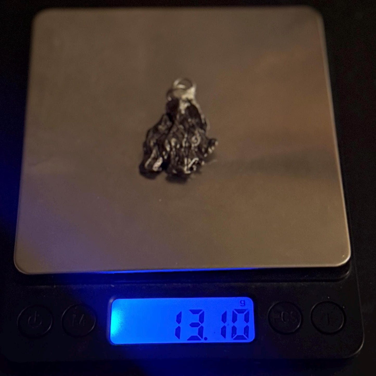 Beautiful Meteorite Campo del Cielo Pendant 13.10 grams, Astronomy Gift, Authentic Meteorite, Meteorite Jewelry, Meteorite Pendant, COA