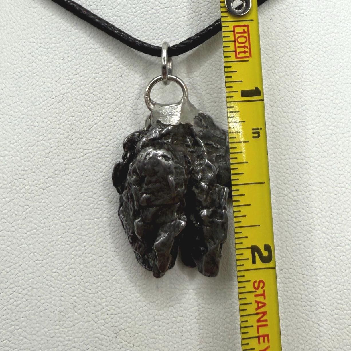 Beautiful Meteorite Campo del Cielo Pendant 13.28 grams, Astronomy Gift, Authentic Meteorite, Meteorite Jewelry, Meteorite Pendant, COA