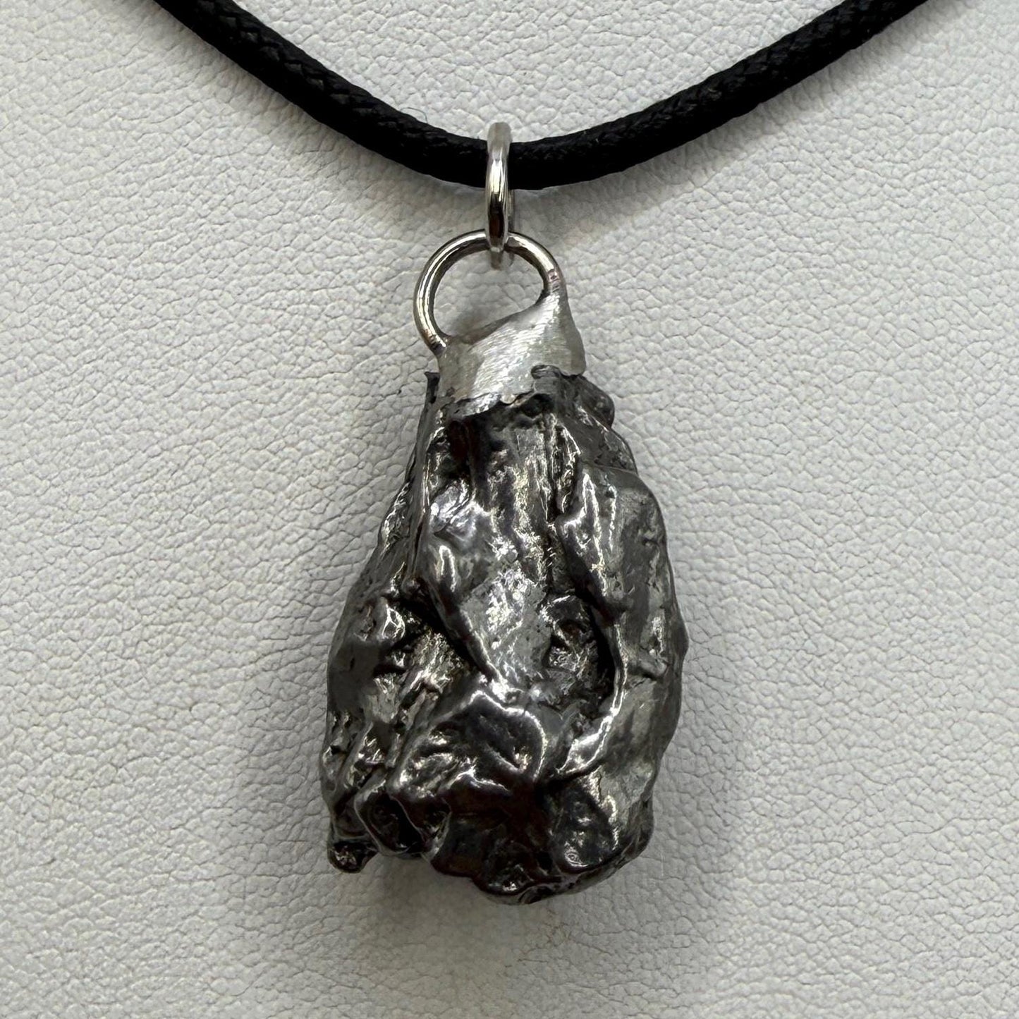 Beautiful Meteorite Campo del Cielo Pendant 14.51 grams, Astronomy Gift, Authentic Meteorite, Meteorite Jewelry, Meteorite Pendant, COA