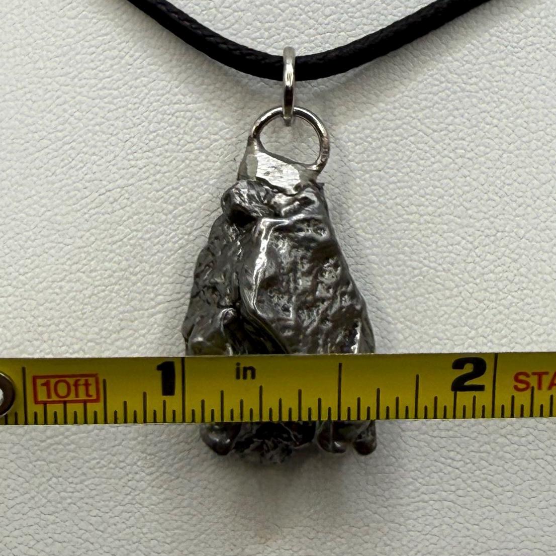 Beautiful Meteorite Campo del Cielo Pendant 14.51 grams, Astronomy Gift, Authentic Meteorite, Meteorite Jewelry, Meteorite Pendant, COA