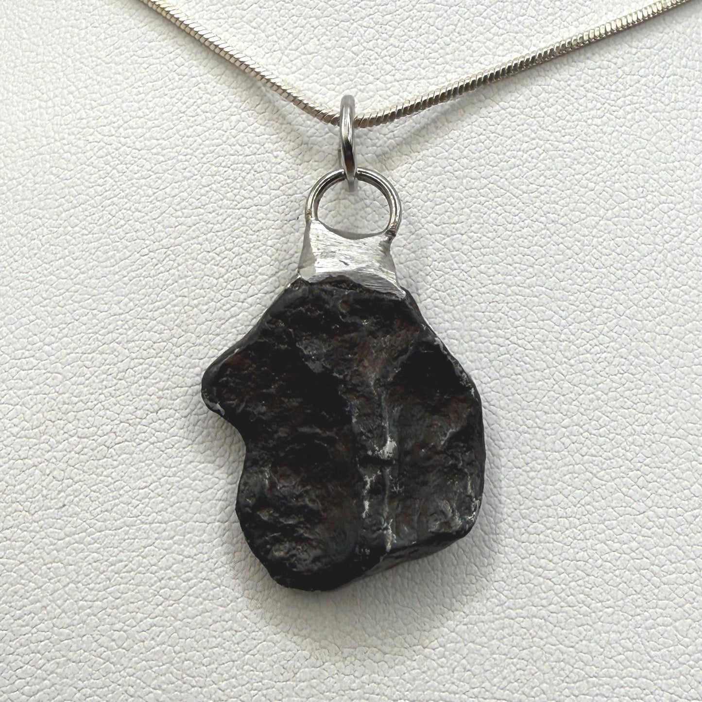 Agoudal Meteorite Pendant, Agoudal, Astronomy Gift, Space Gift, Iron Meteorite, Handmade Pendant, Authentic Iron Meteorite, 10.12 Grams