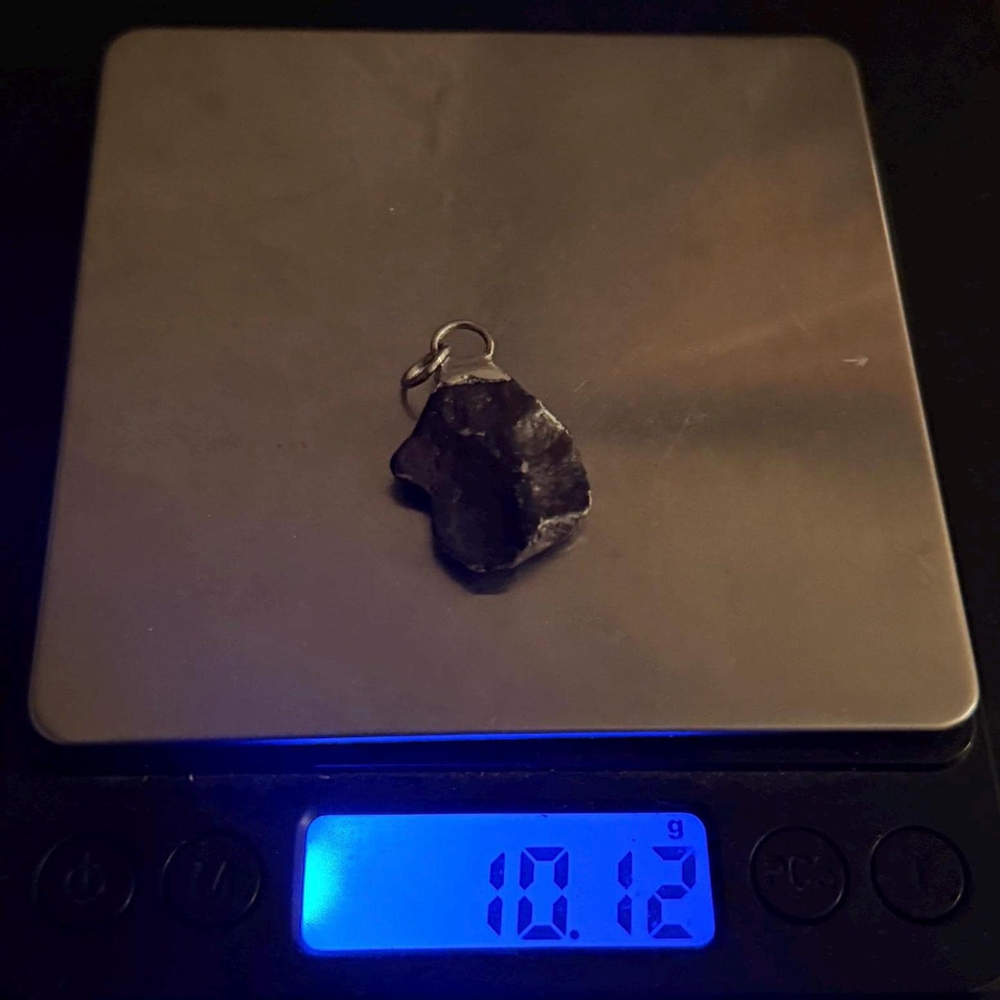 Agoudal Meteorite Pendant, Agoudal, Astronomy Gift, Space Gift, Iron Meteorite, Handmade Pendant, Authentic Iron Meteorite, 10.12 Grams