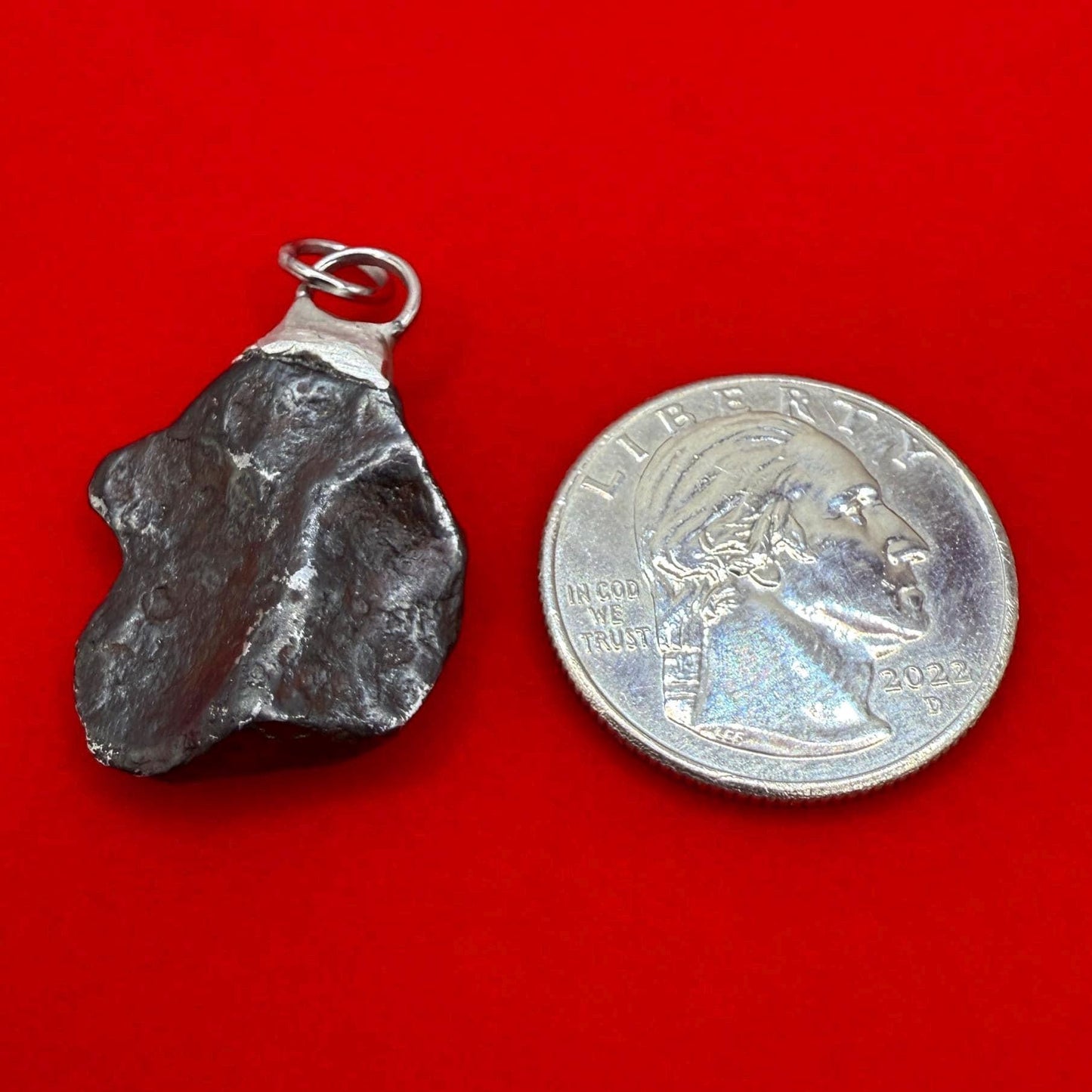 Agoudal Meteorite Pendant, Agoudal, Astronomy Gift, Space Gift, Iron Meteorite, Handmade Pendant, Authentic Iron Meteorite, 10.12 Grams