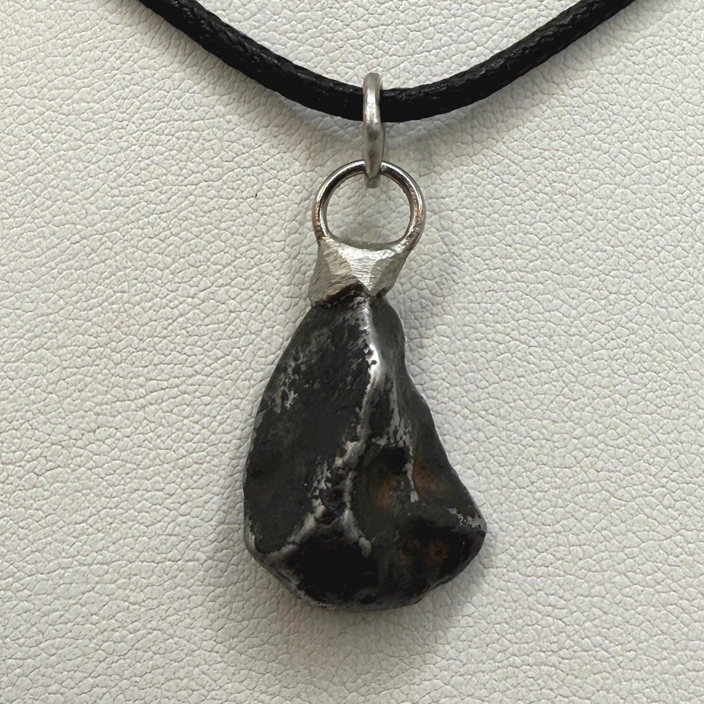 Agoudal Meteorite Pendant, Agoudal, Astronomy Gift, Space Gift, Iron Meteorite, Handmade Pendant, Authentic Iron Meteorite, 7.43 Grams
