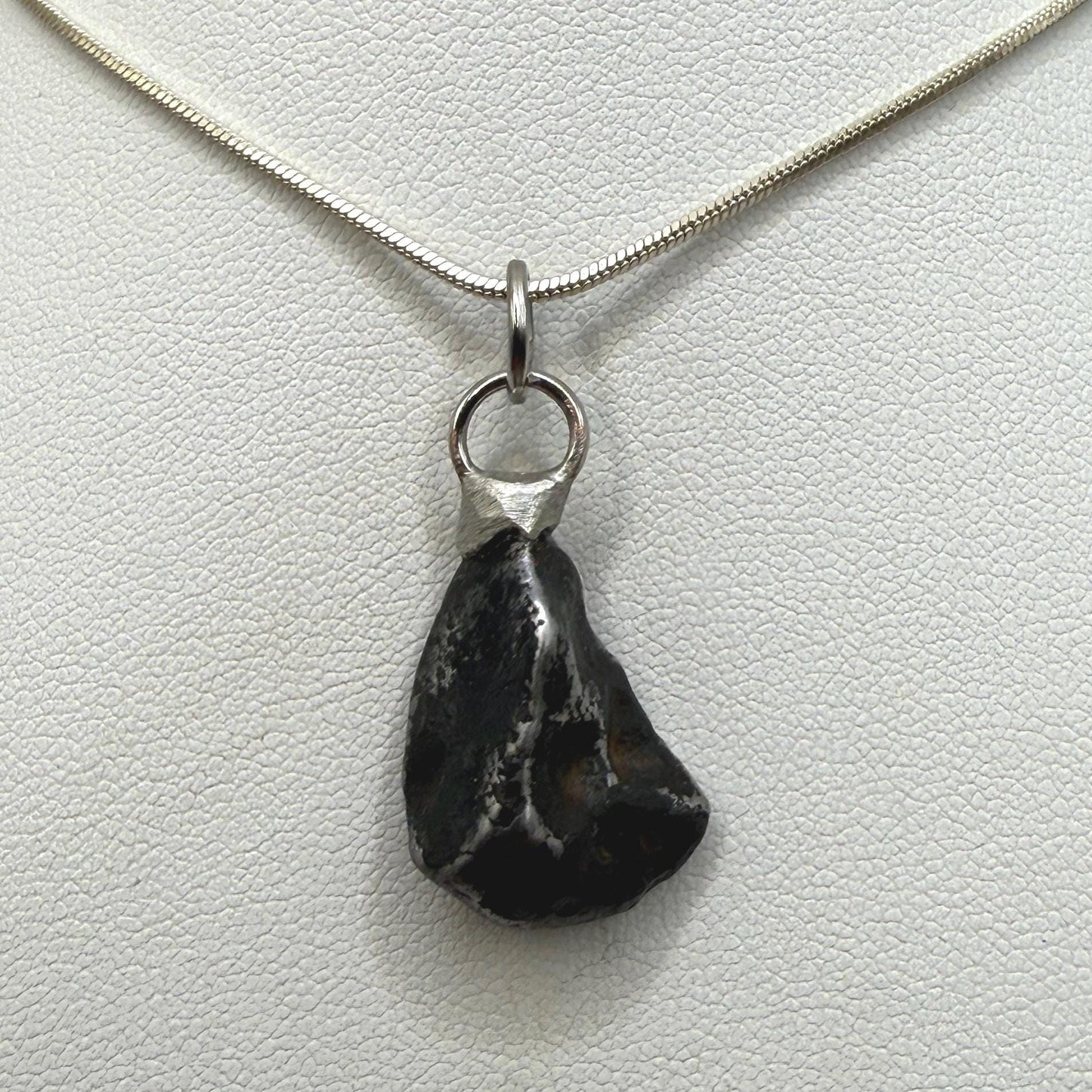 Agoudal Meteorite Pendant, Agoudal, Astronomy Gift, Space Gift, Iron Meteorite, Handmade Pendant, Authentic Iron Meteorite, 7.43 Grams