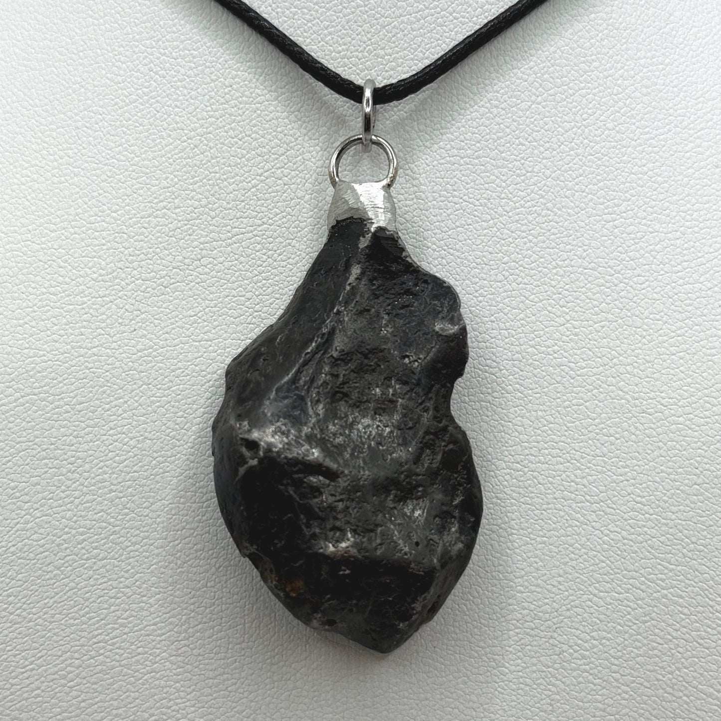 Rare Canyon Diablo Meteorite Pendant 31.71 grams, Beautiful and unique meteorite formation, Astronomy Gift, Space Gift, Iron Meteorite