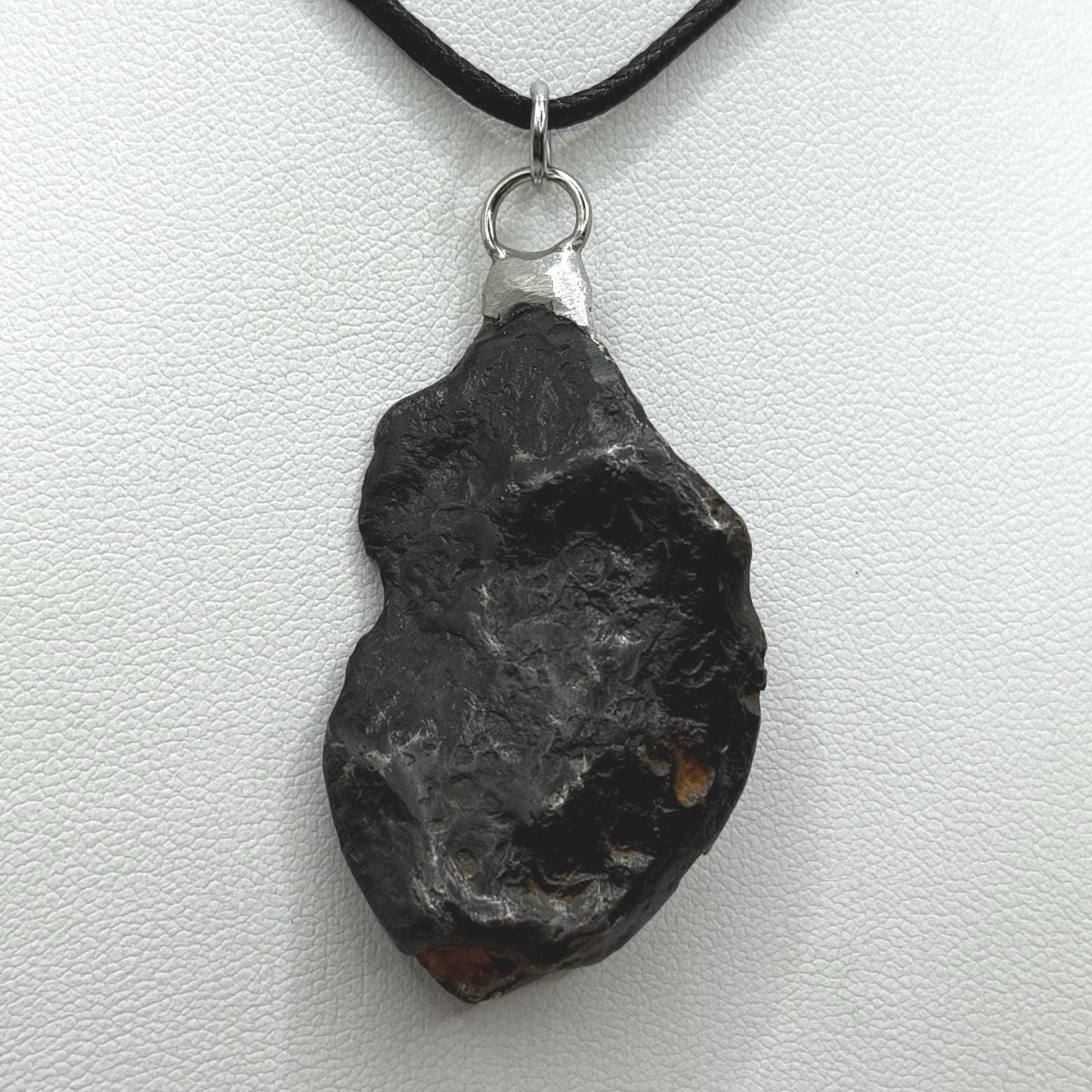 Rare Canyon Diablo Meteorite Pendant 31.71 grams, Beautiful and unique meteorite formation, Astronomy Gift, Space Gift, Iron Meteorite