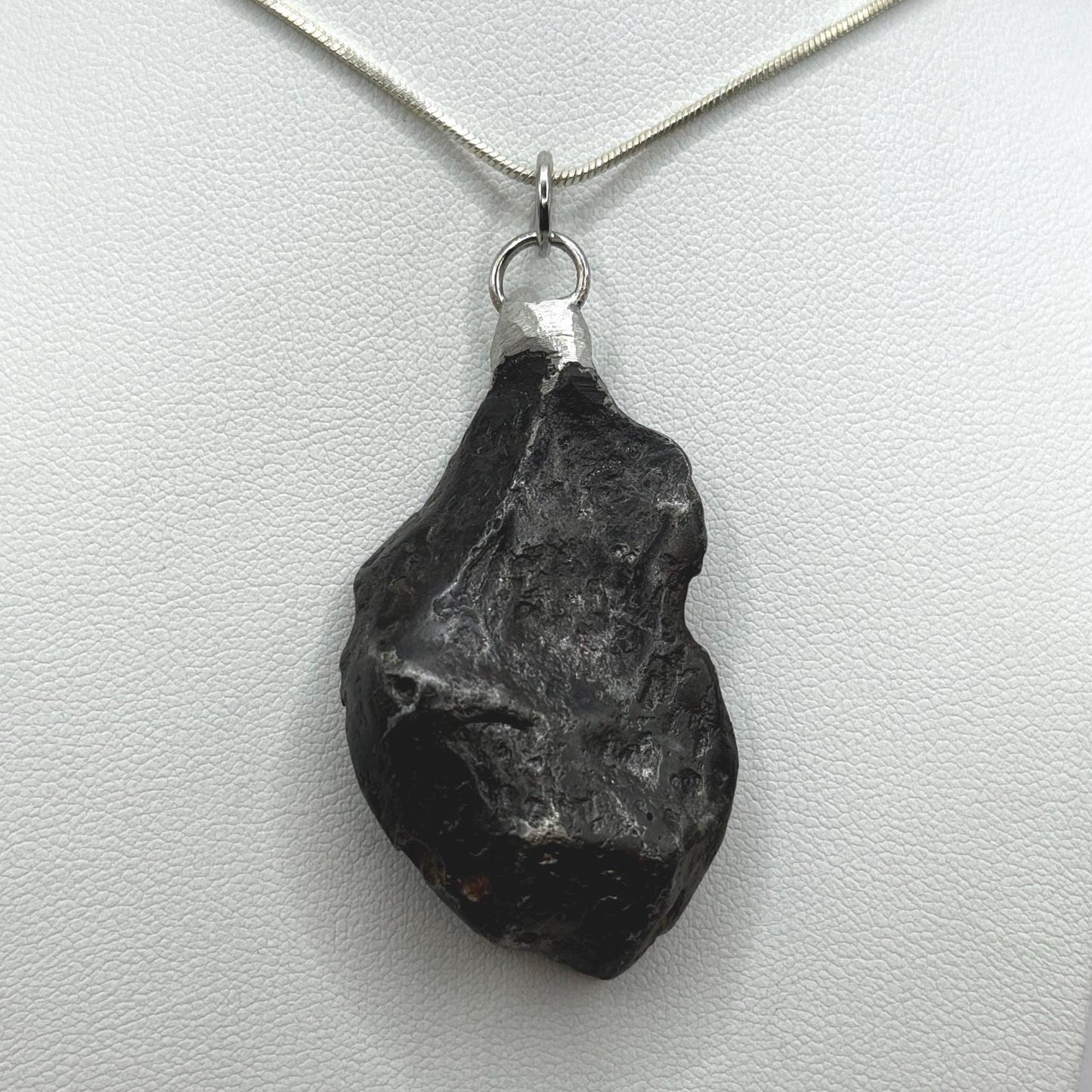 Rare Canyon Diablo Meteorite Pendant 31.71 grams, Beautiful and unique meteorite formation, Astronomy Gift, Space Gift, Iron Meteorite