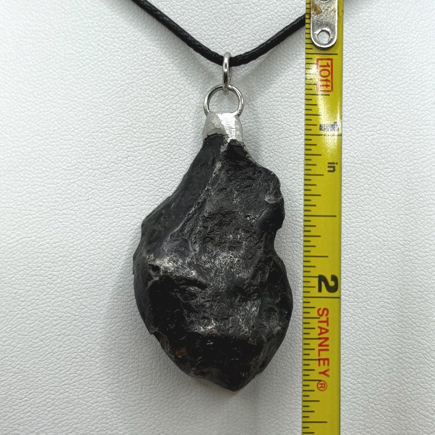 Rare Canyon Diablo Meteorite Pendant 31.71 grams, Beautiful and unique meteorite formation, Astronomy Gift, Space Gift, Iron Meteorite