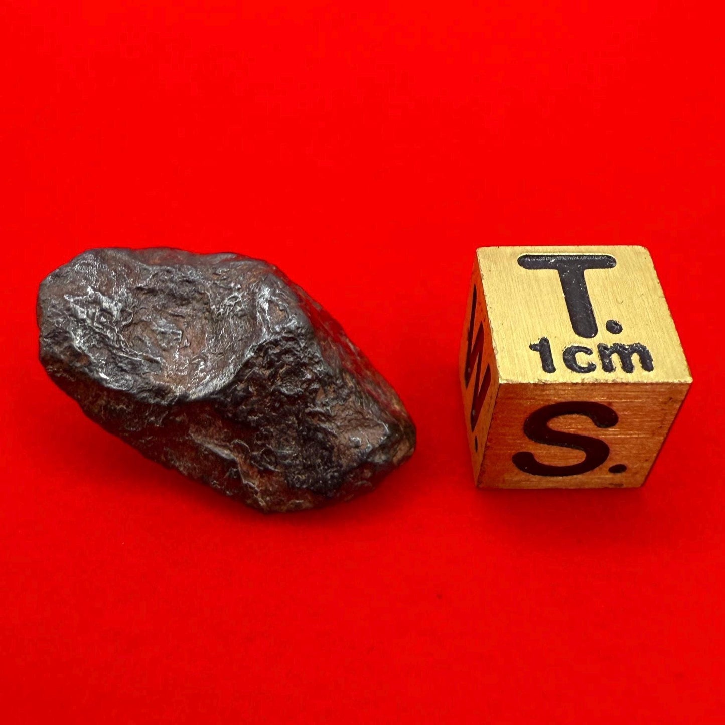 Gibeon Meteorite, Namibia, Iron IVA, 7.58 grams, Rare Meteorite, Iron Meteorite, Astronomy Gift, Space Gift, African Meteorite