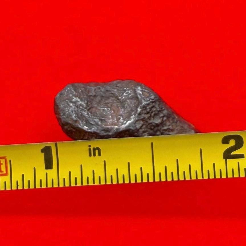 Gibeon Meteorite, Namibia, Iron IVA, 7.58 grams, Rare Meteorite, Iron Meteorite, Astronomy Gift, Space Gift, African Meteorite