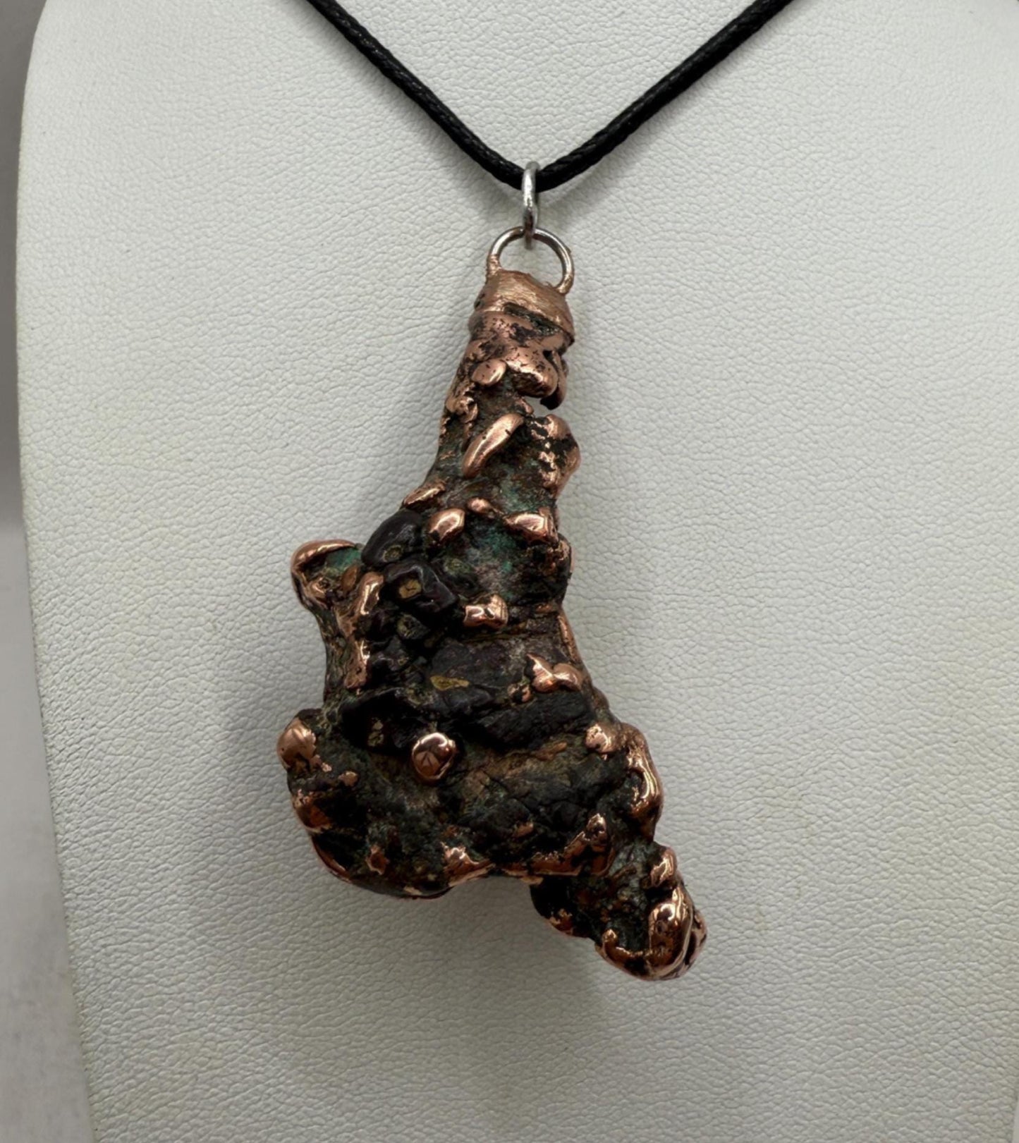 Copper Nugget Pendant, Copper Pendant, Michigan Copper, Michigan Float Copper, Handmade Pendant, Michigan Gift, Copper Jewelry, 39.60 grams
