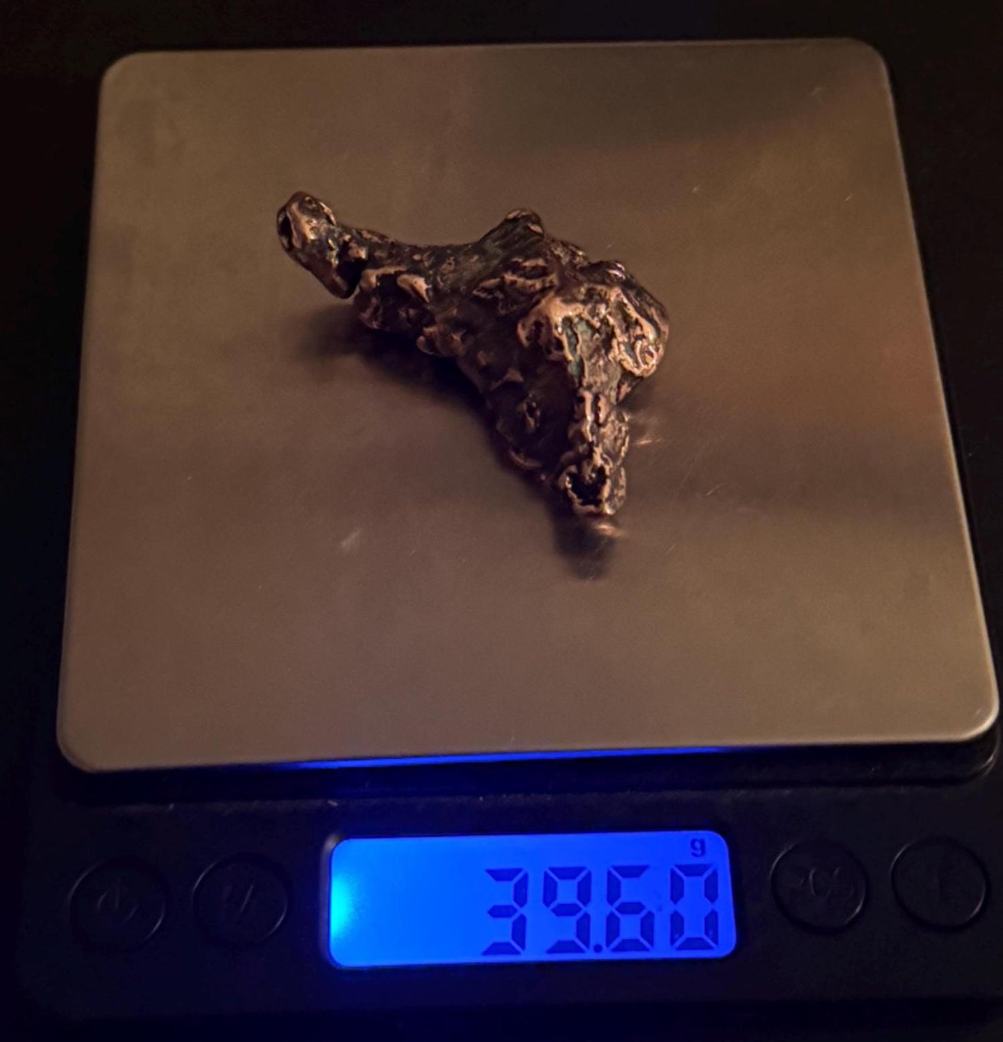 Copper Nugget Pendant, Copper Pendant, Michigan Copper, Michigan Float Copper, Handmade Pendant, Michigan Gift, Copper Jewelry, 39.60 grams