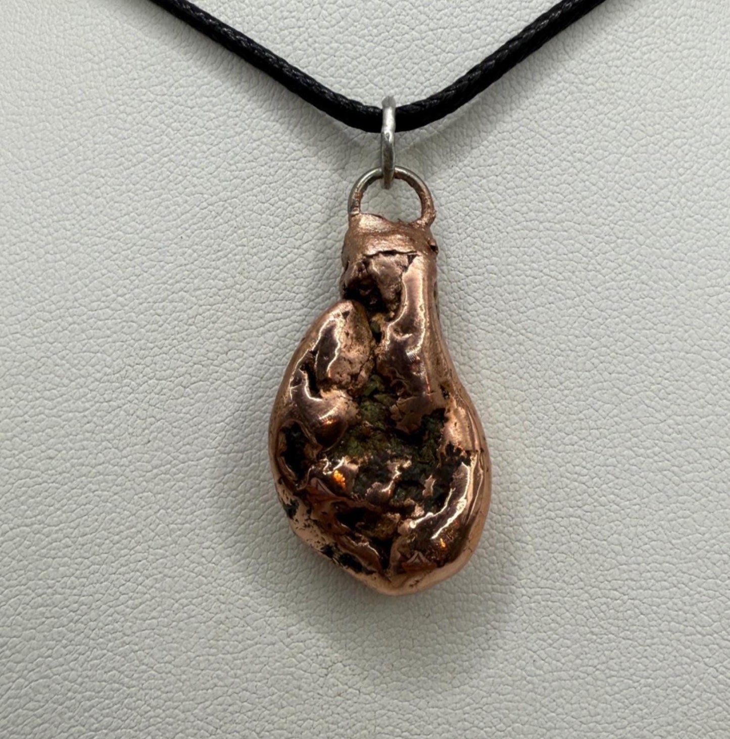 Copper Nugget Pendant, Copper Pendant, Michigan Copper, Michigan Float Copper, Handmade Pendant, Michigan Gift, Copper Jewelry, 13.43 grams