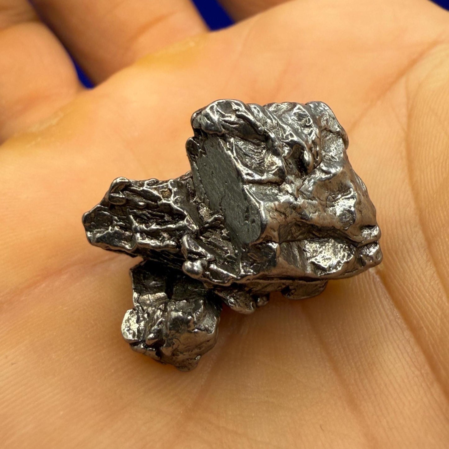 Beautiful Campo de Cielo Meteorite 15.32 grams, Authentic Meteorite, Iron Meteorite, Campo del Cielo, Space Gift, Space, COA, Astronomy Gift