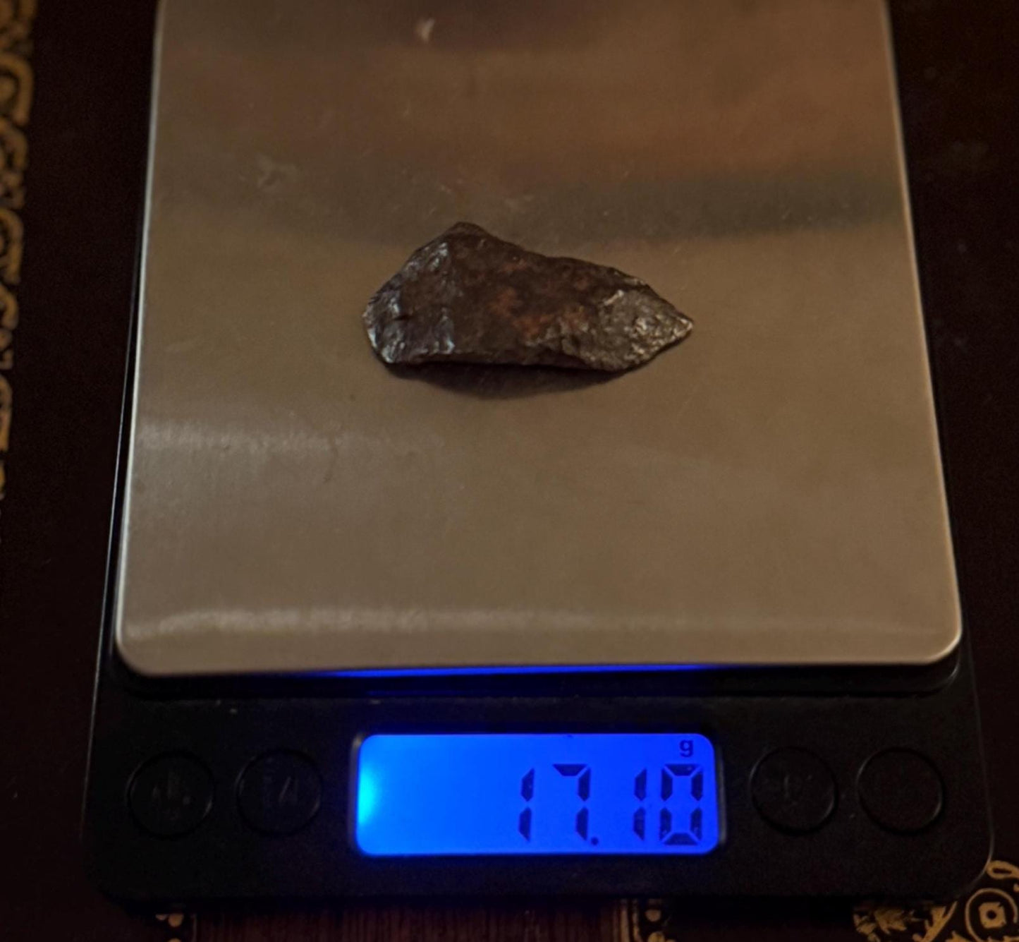 Gibeon Meteorite, Namibia, Iron IVA, 17.10 grams, Rare Meteorite, Iron Meteorite, Astronomy Gift, Space Gift, African Meteorite