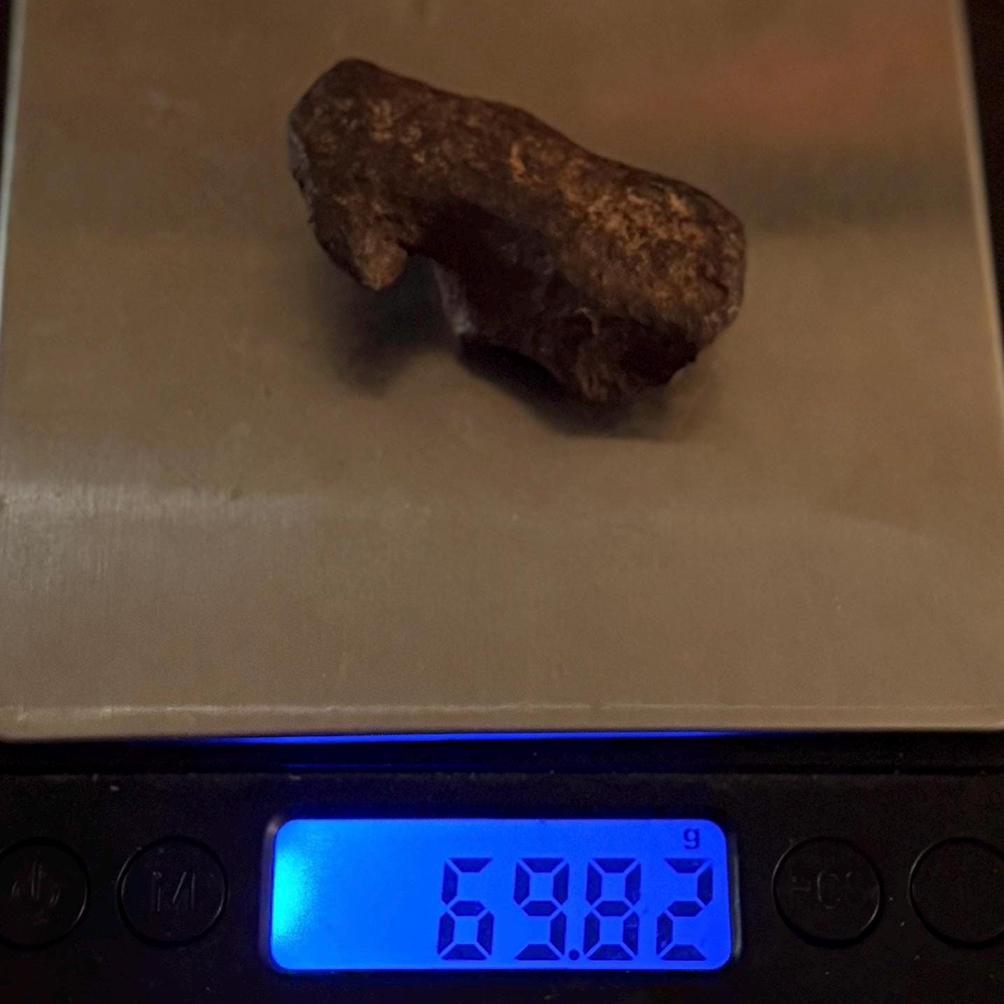 Unique Iron Meteorite Mundrabilla, 69.82 grams, Astronomy Gift, Space Gift, Iron Meteorite, Australia, Meteorite Collection, Space, COA