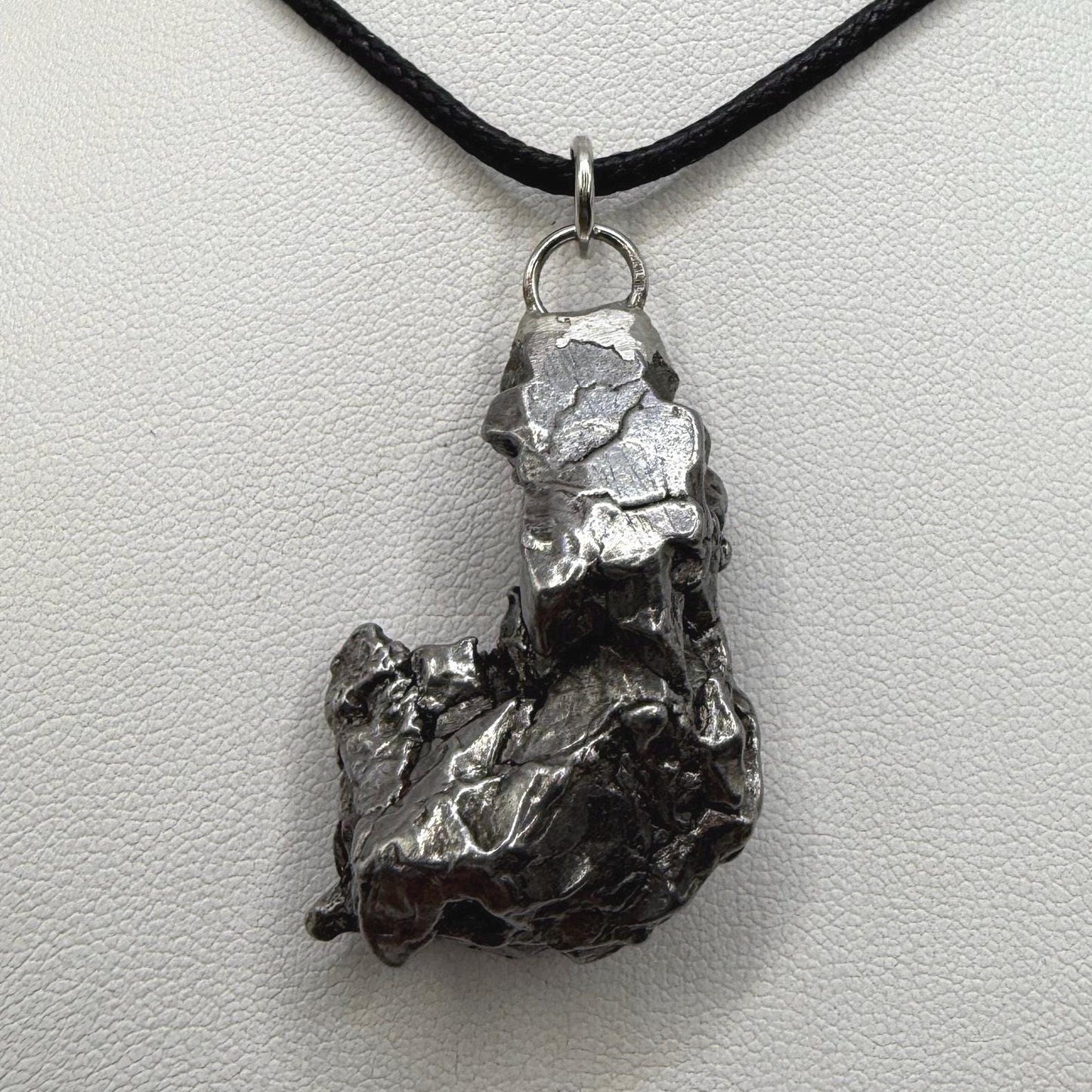 Beautiful Meteorite Campo del Cielo Pendant 26.39 grams, Astronomy Gift, Authentic Meteorite, Meteorite Jewelry, Meteorite Pendant, COA