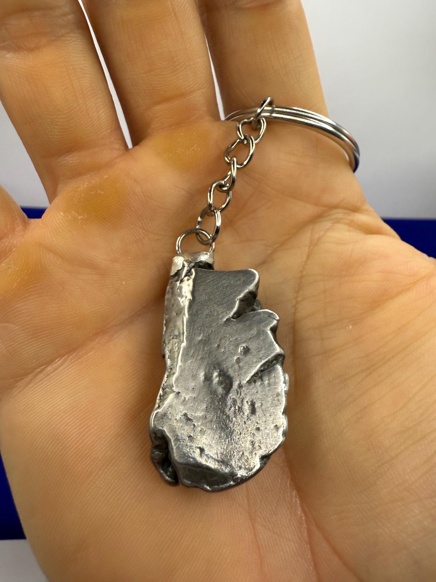 Rare Genuine Aletai Meteorite Keychain, Iron Meteorite, COA, Aletai, Astronomy Gift, Space Gift, Keychain, Space Accessories, 39.71 Grams