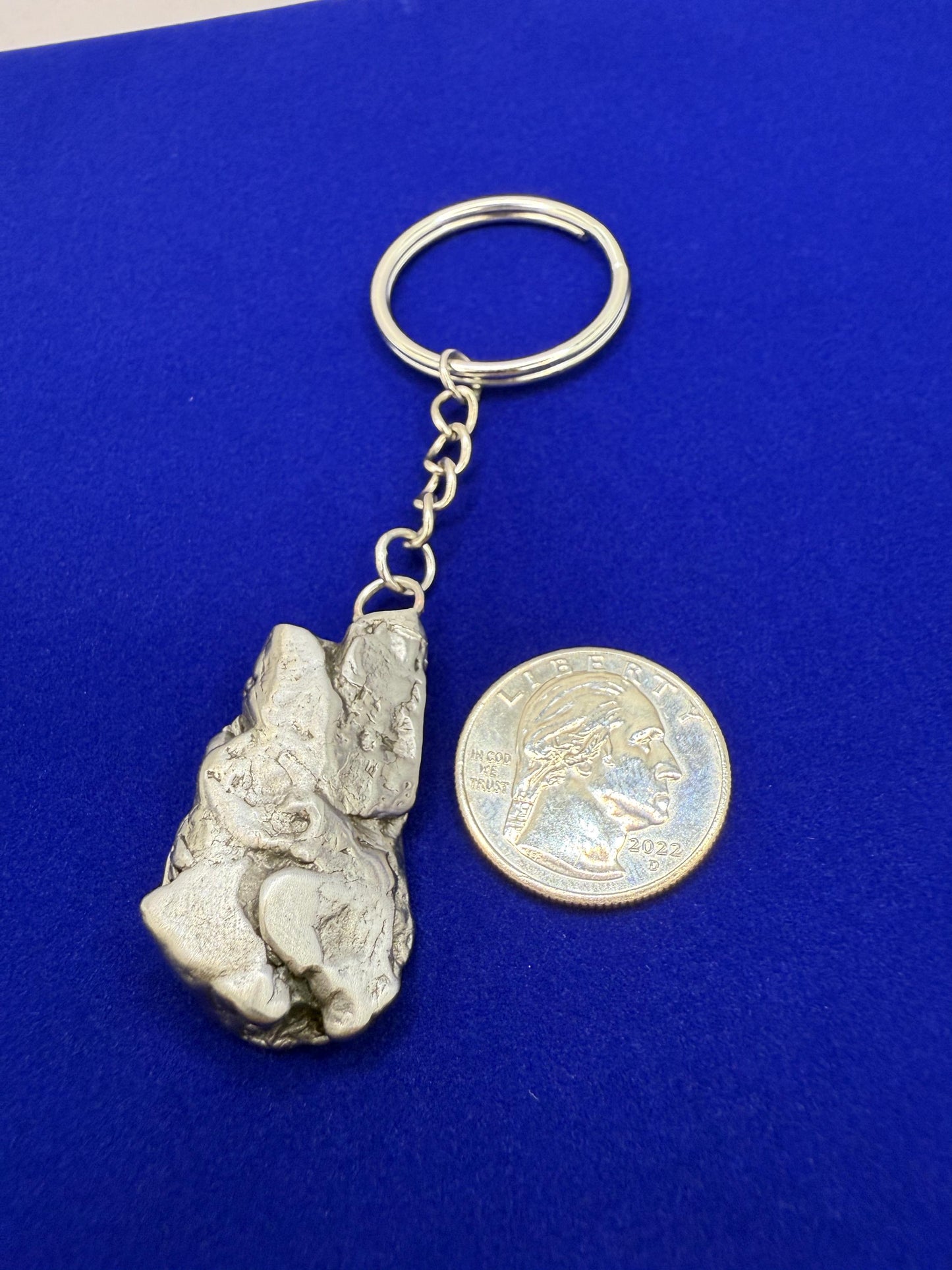 Rare Genuine Aletai Meteorite Keychain, Iron Meteorite, COA, Aletai, Astronomy Gift, Space Gift, Keychain, Space Accessories, 39.71 Grams