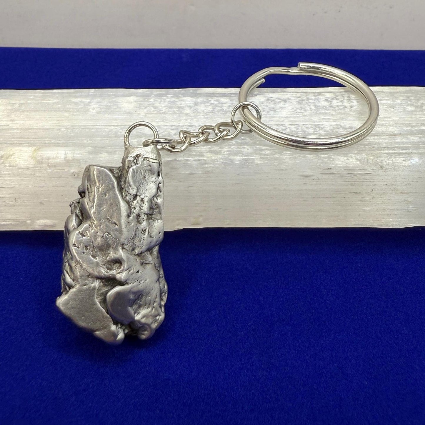 Rare Genuine Aletai Meteorite Keychain, Iron Meteorite, COA, Aletai, Astronomy Gift, Space Gift, Keychain, Space Accessories, 39.71 Grams