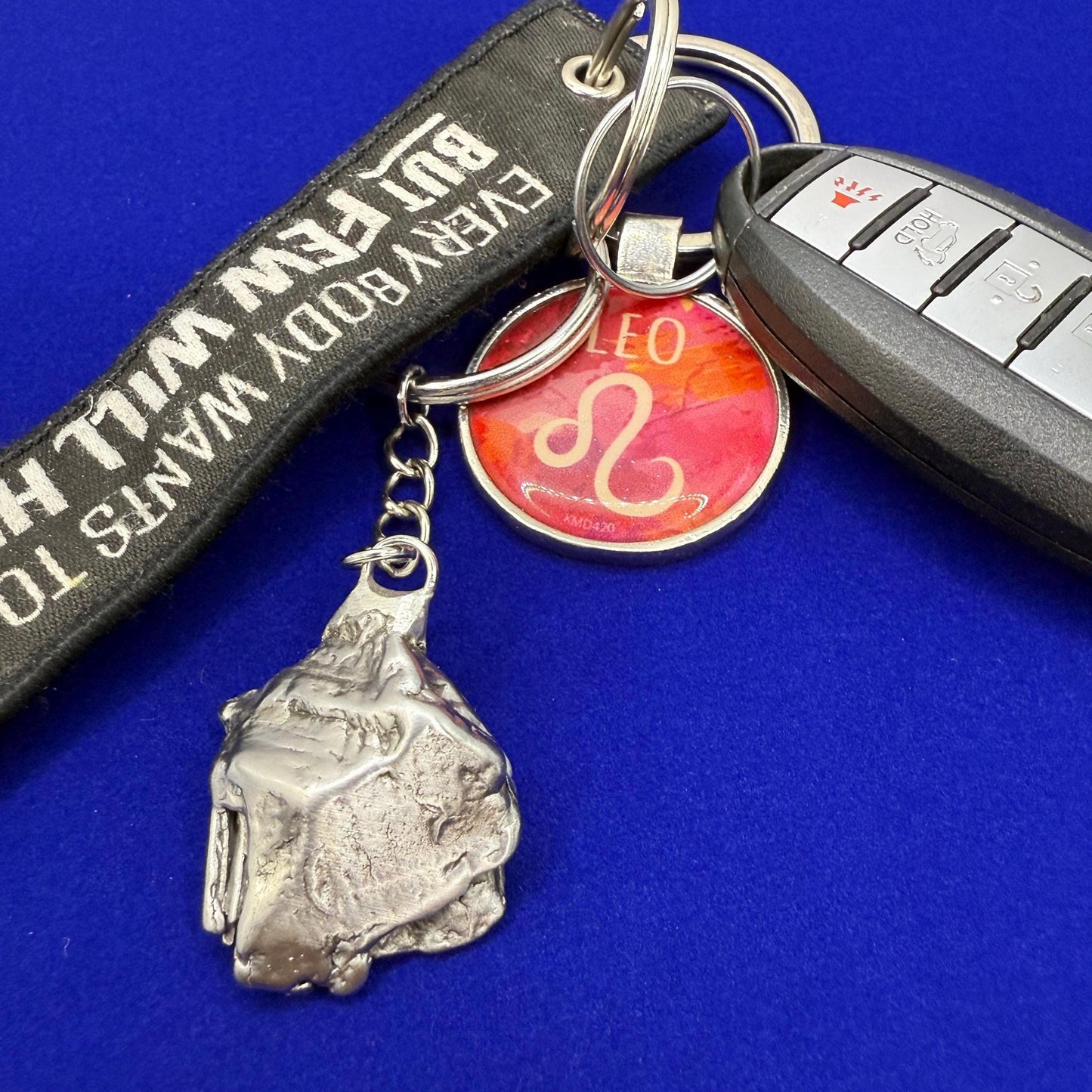 Rare Genuine Aletai Meteorite Keychain, Iron Meteorite, COA, Aletai, Astronomy Gift, Space Gift, Keychain, Space Accessories, 41.08 Grams