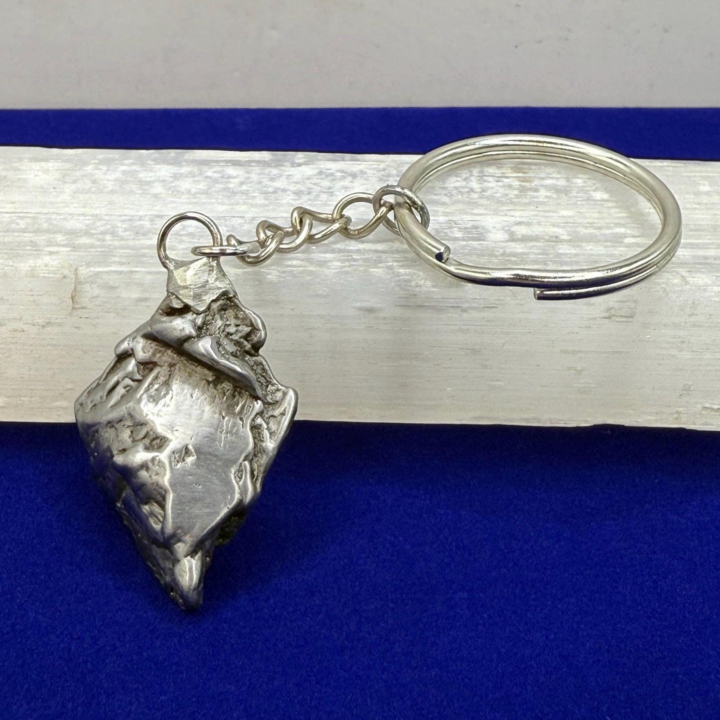 Rare Genuine Aletai Meteorite Keychain, Iron Meteorite, COA, Aletai, Astronomy Gift, Space Gift, Keychain, Space Accessories, 27.68 Grams