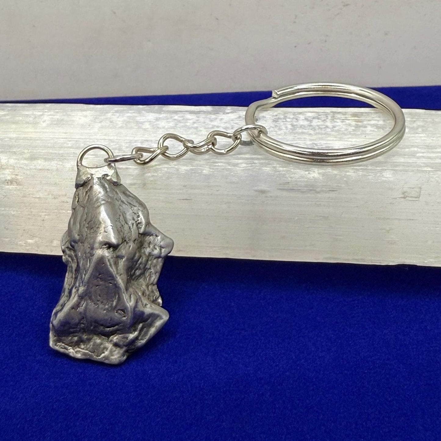 Rare Genuine Aletai Meteorite Keychain, Iron Meteorite, COA, Aletai, Astronomy Gift, Space Gift, Keychain, Space Accessories, 30.63 Grams