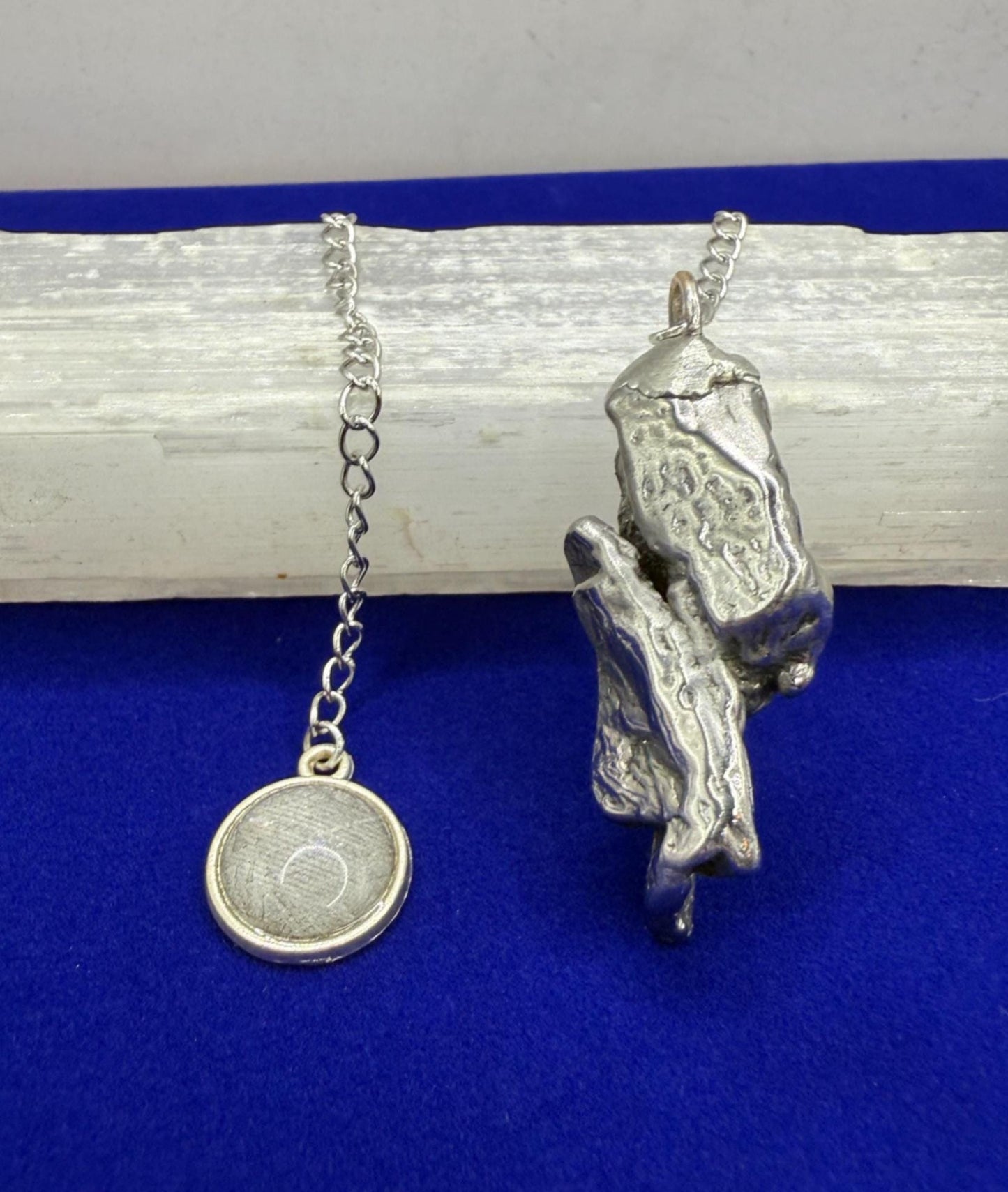 Beautiful Aletai Meteorite Pendulum, 30.29 grams, Astronomy Gift, Meditation Tool, Authentic Meteorite, Pendulum, Meteorite Pendant