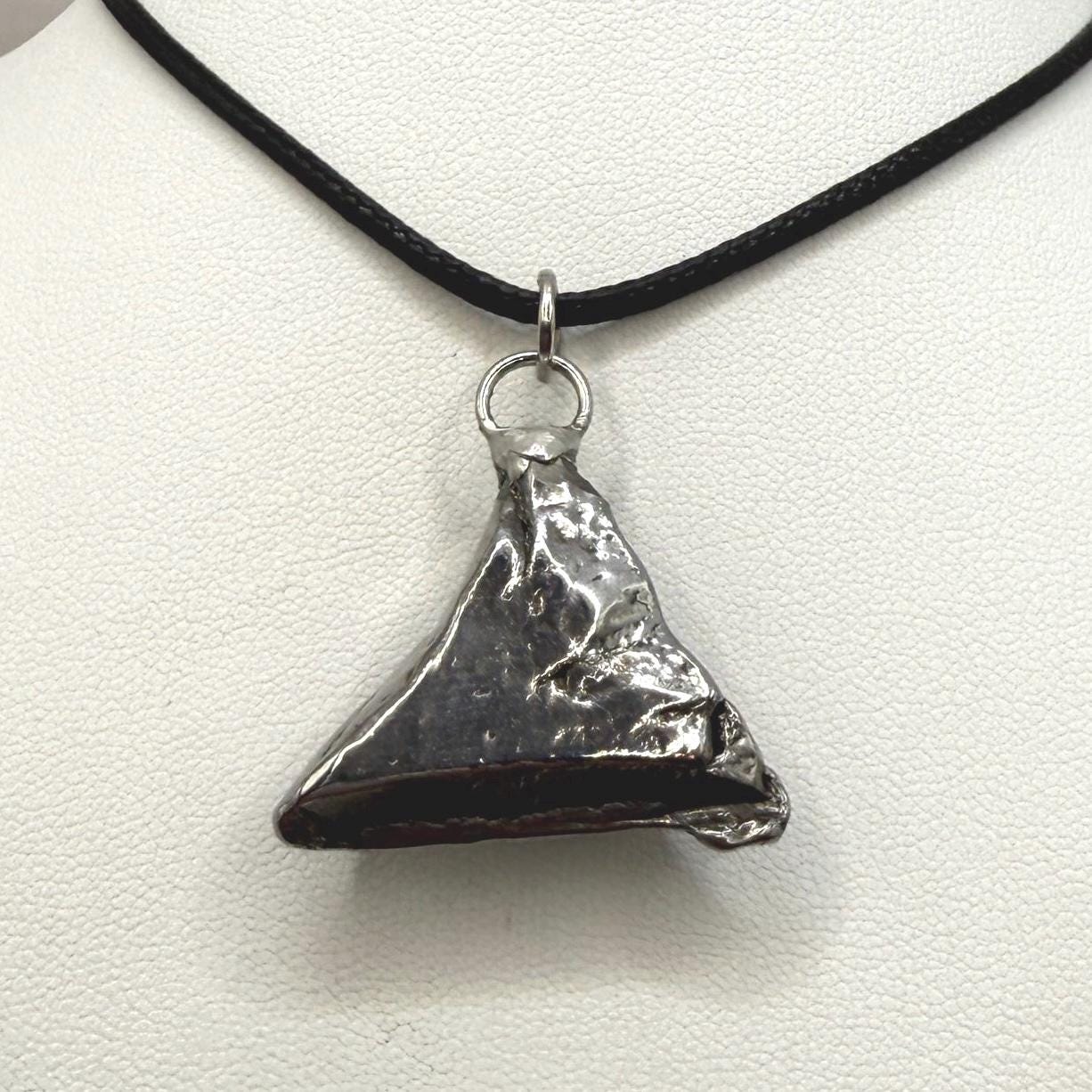 Beautiful Aletai Meteorite Pendant, 18.87 grams, Astronomy Gift, Authentic Meteorite, Meteorite Jewelry, Meteorite Pendant, COA, Space Gift