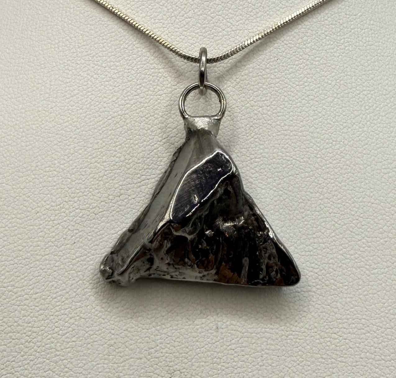 Beautiful Aletai Meteorite Pendant, 18.87 grams, Astronomy Gift, Authentic Meteorite, Meteorite Jewelry, Meteorite Pendant, COA, Space Gift