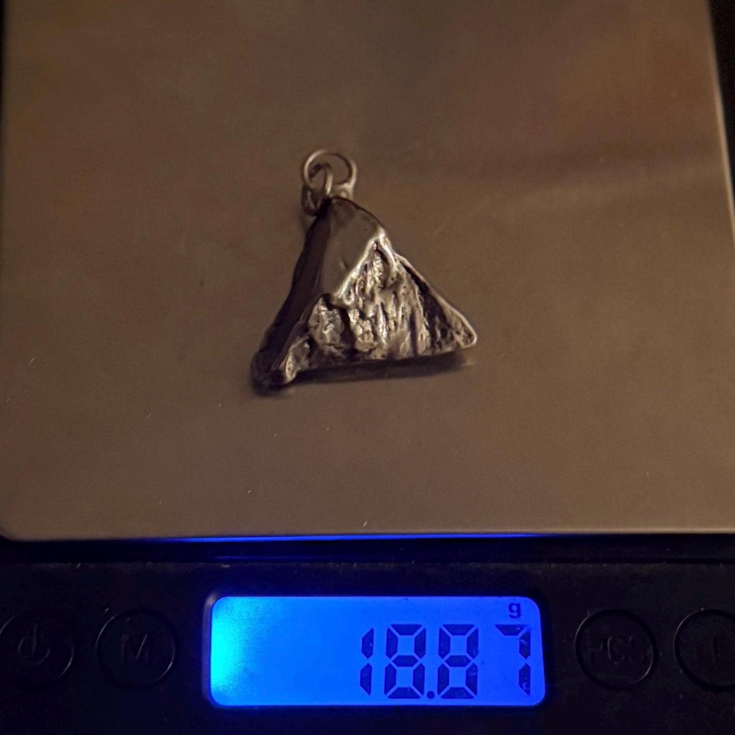 Beautiful Aletai Meteorite Pendant, 18.87 grams, Astronomy Gift, Authentic Meteorite, Meteorite Jewelry, Meteorite Pendant, COA, Space Gift