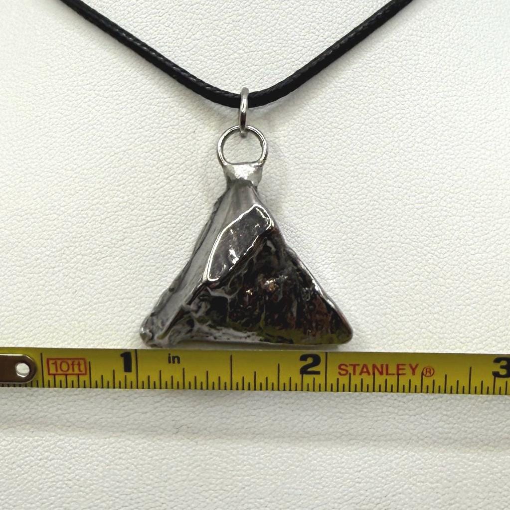 Beautiful Aletai Meteorite Pendant, 18.87 grams, Astronomy Gift, Authentic Meteorite, Meteorite Jewelry, Meteorite Pendant, COA, Space Gift