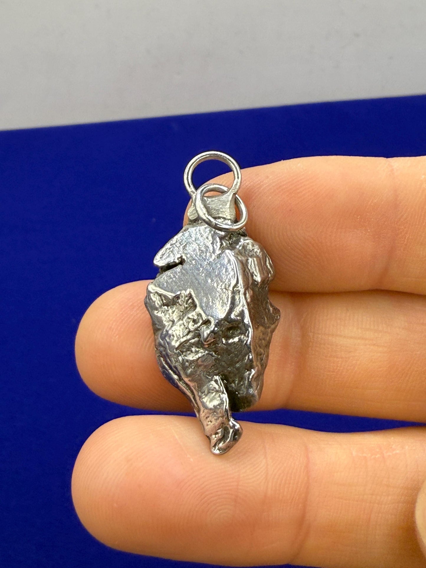 Beautiful Aletai Meteorite Pendant, 11.59 grams, Astronomy Gift, Authentic Meteorite, Meteorite Jewelry, Meteorite Pendant, COA, Space Gift
