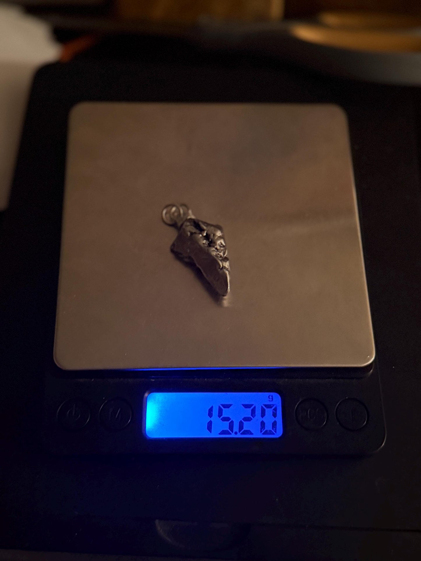 Beautiful Aletai Meteorite Pendant, 11.59 grams, Astronomy Gift, Authentic Meteorite, Meteorite Jewelry, Meteorite Pendant, COA, Space Gift