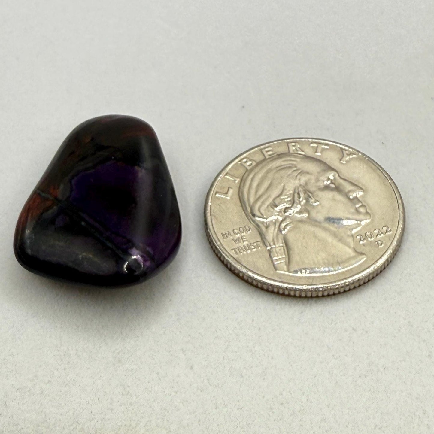 Sugalite Specimen, Polished Sugalite, Rare Sugalite, Inner Peace, South African, Reiki Energy Work, Authentic Sugalite, 6.93 grams