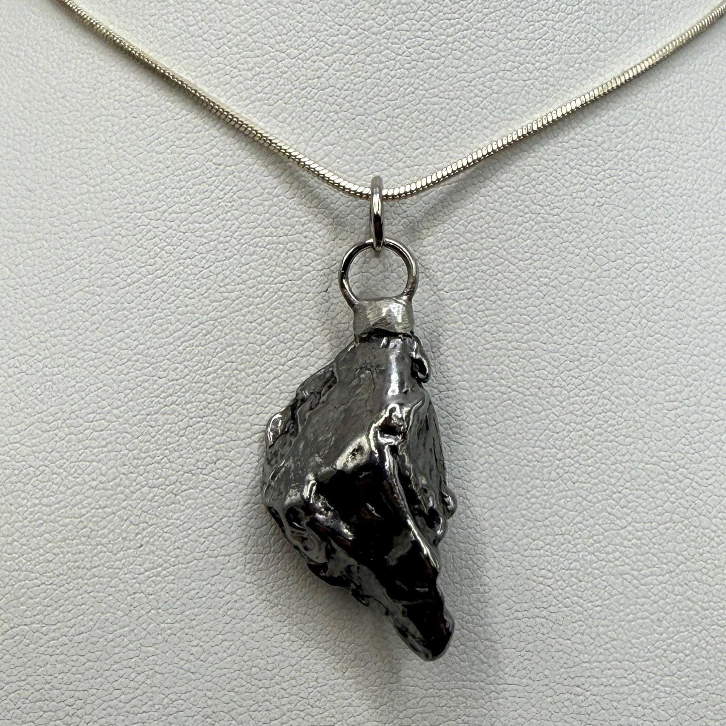 Beautiful Aletai Meteorite Pendant, 12.69 grams, Astronomy Gift, Authentic Meteorite, Meteorite Jewelry, Meteorite Pendant, COA, Space Gift