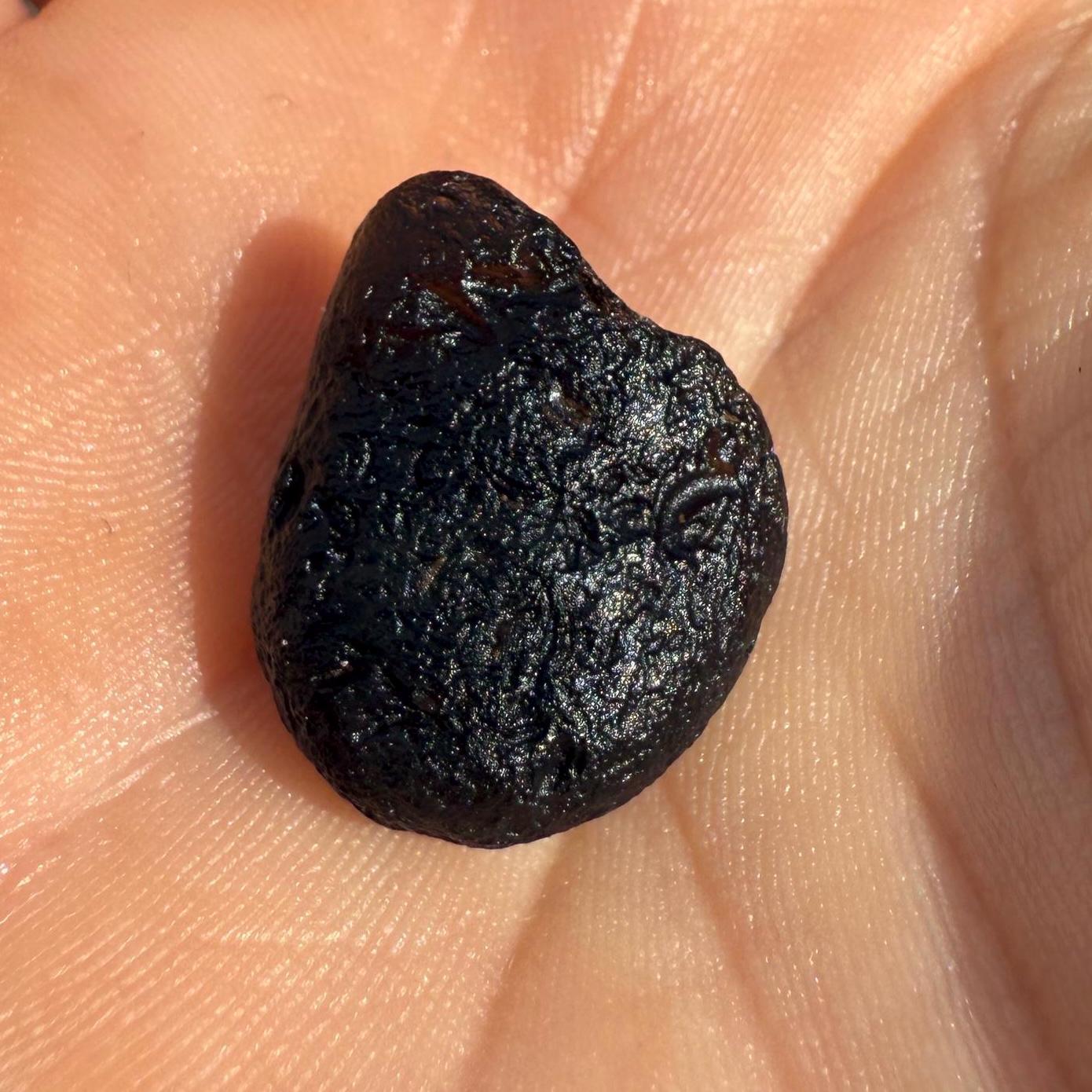Saffordite Stone, Cintamani, Rare and Beautiful, Shamanic, Arizona, Pseudotektite, Obsidian, Metaphysical, 3.47 grams