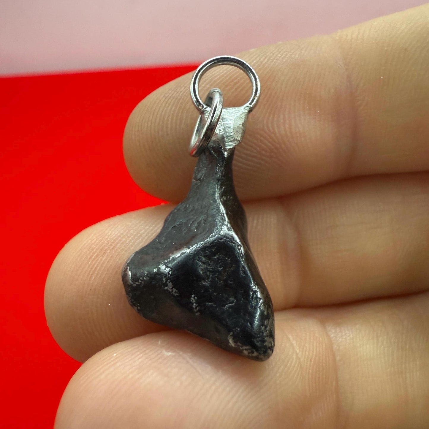 Agoudal Meteorite Pendant, Agoudal, Astronomy Gift, Space Gift, Iron Meteorite, Handmade Pendant, Authentic Iron Meteorite, 5.21 Grams