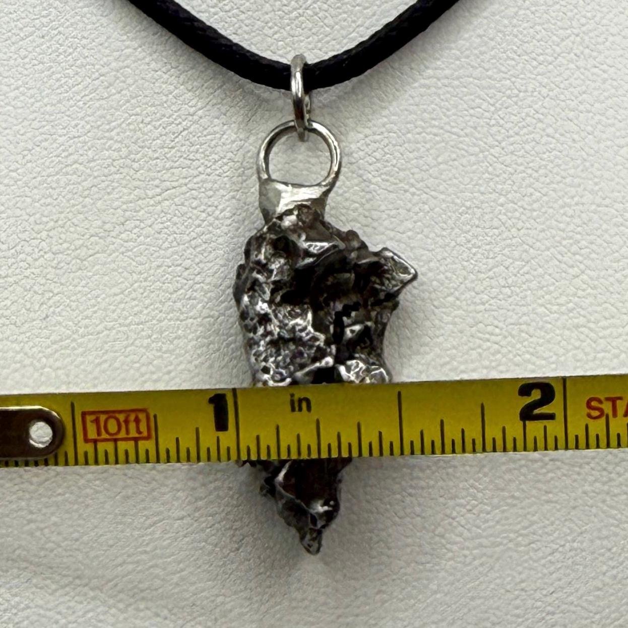 Beautiful Meteorite Campo del Cielo Pendant 10.22 grams, Astronomy Gift, Authentic Meteorite, Meteorite Jewelry, Meteorite Pendant, COA