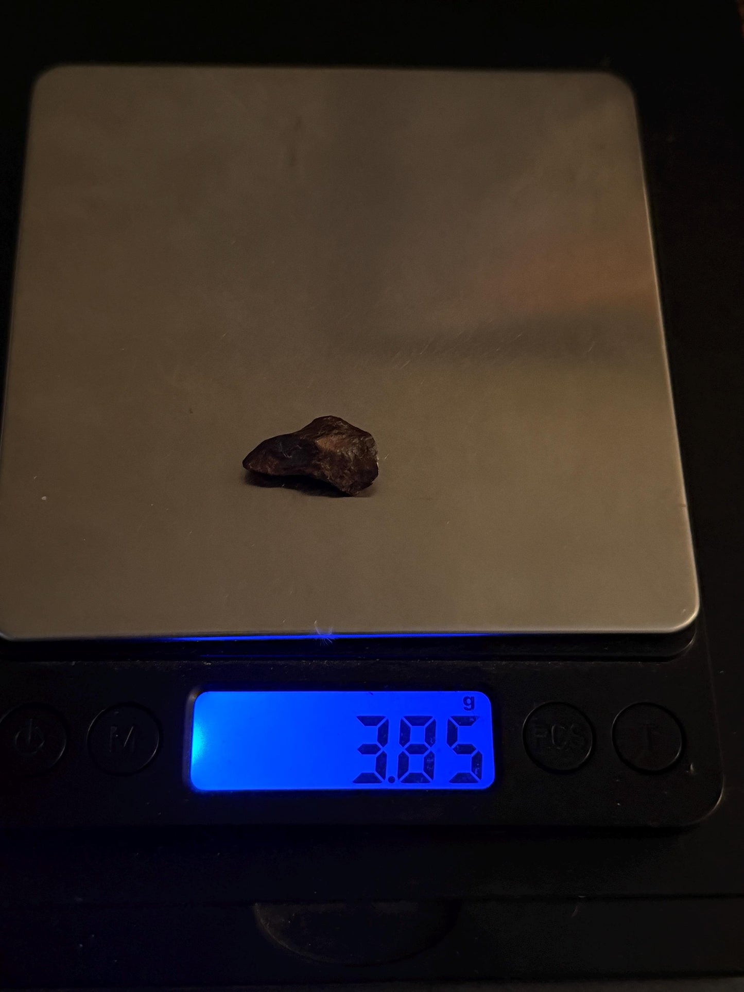 Gibeon Meteorite, Namibia, Iron IVA, 3.85 grams, Rare Meteorite, Iron Meteorite, Astronomy Gift, Space Gift, African Meteorite