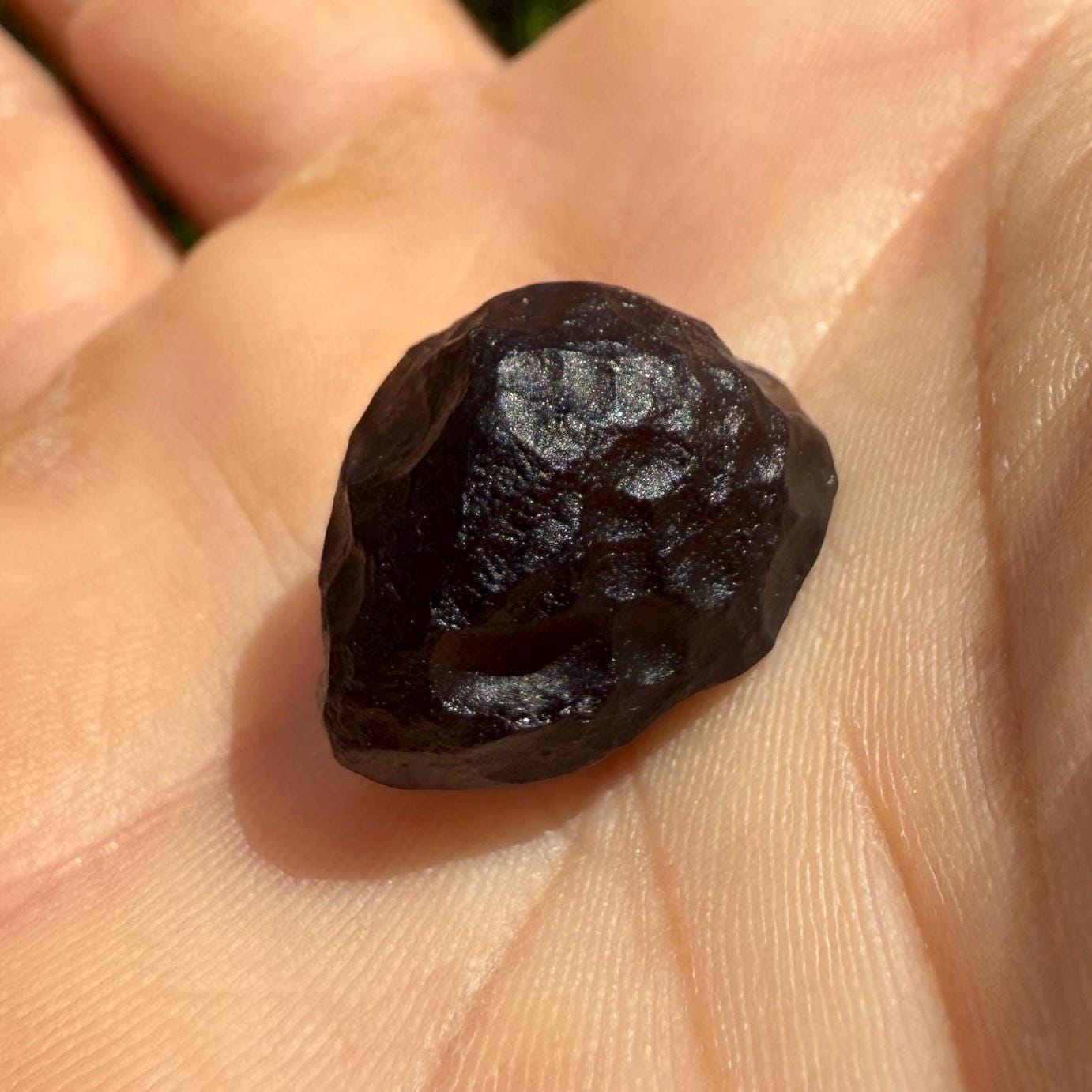 Saffordite Stone, Cintamani, Rare and Beautiful, Shamanic, Arizona, Pseudotektite, Obsidian, Metaphysical, 3.15 grams