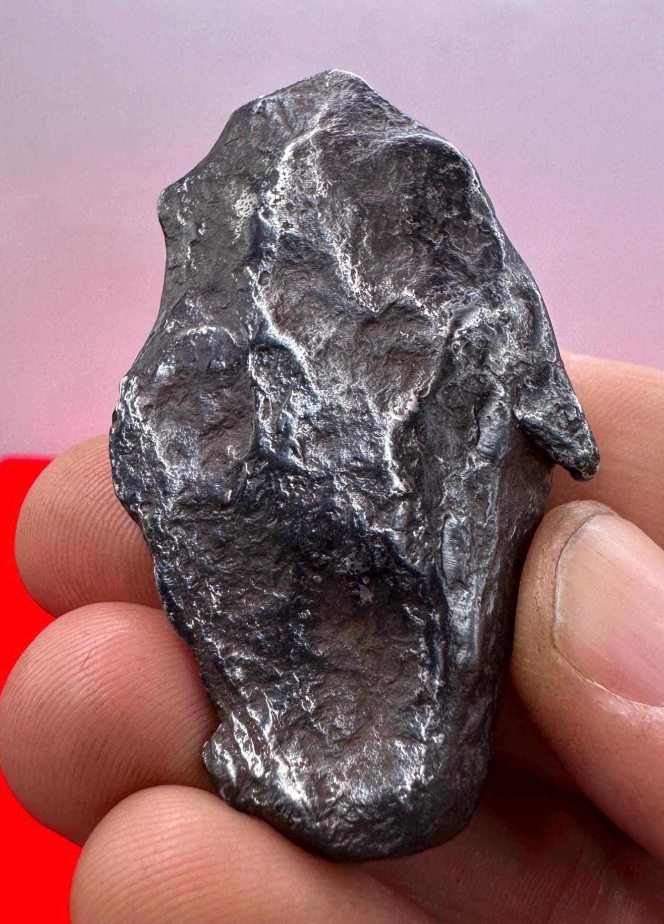 Seymchan Polished Pallasite Meteorite, Augudal Meteorite, Astronomy Gift, Stony Iron Meteorite, Meteorite Collection, COA, 59.55g, 72.41g
