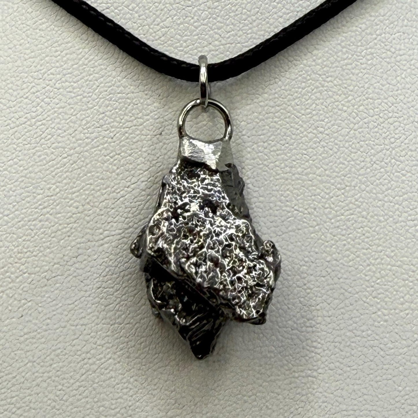 Beautiful Meteorite Campo del Cielo Pendant 12.04 grams, Astronomy Gift, Authentic Meteorite, Meteorite Jewelry, Meteorite Pendant, COA