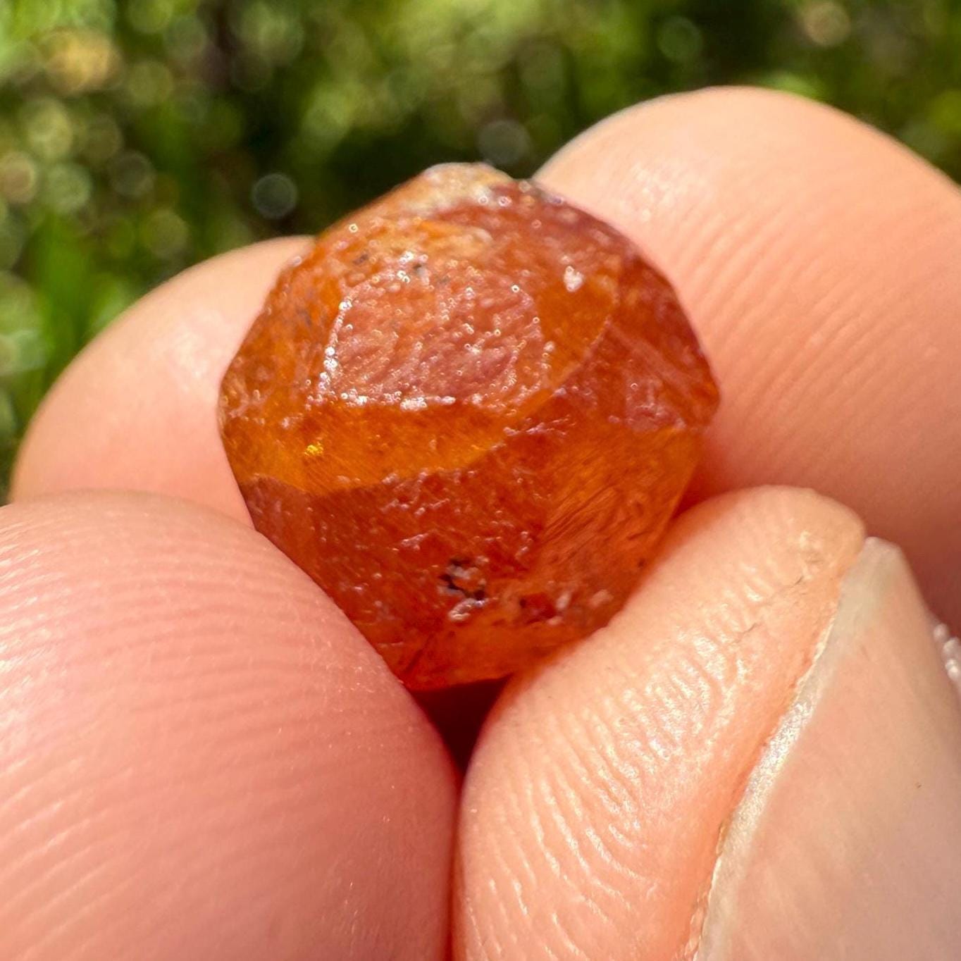 Spessartine Garnet, Speasartine, Loliondo Tanzania, Tanzanian Garnet, Meditation, Awakening, Rare Garnet, 3.08 grams, 15.4 carats